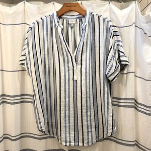 Breezy linen pullover